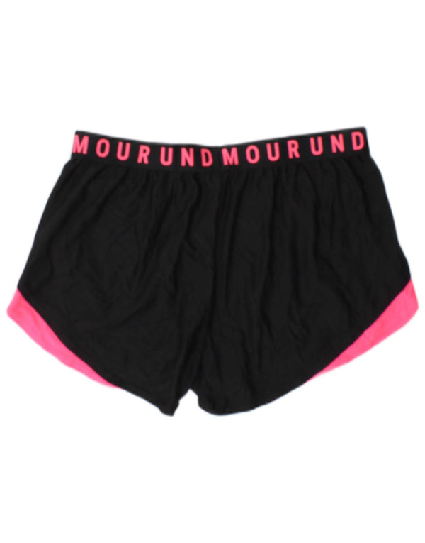 Pantaloncini sportivi Under Armour da donna Heat Gear UK 14 Large Black Colourblock