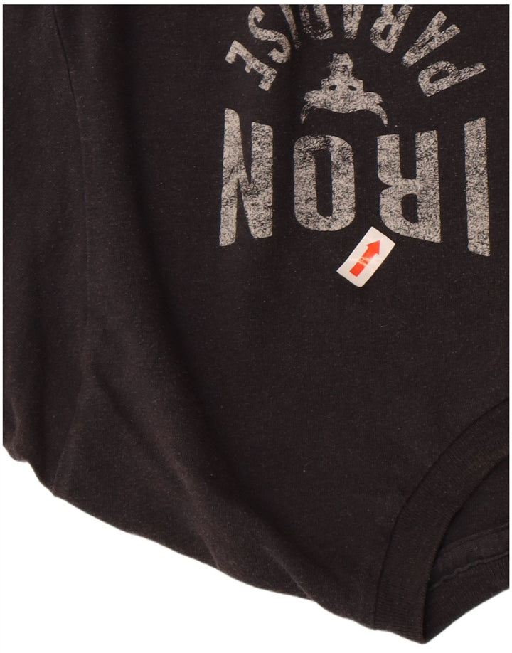 Maglietta grafica da uomo Under Armour Top nera media