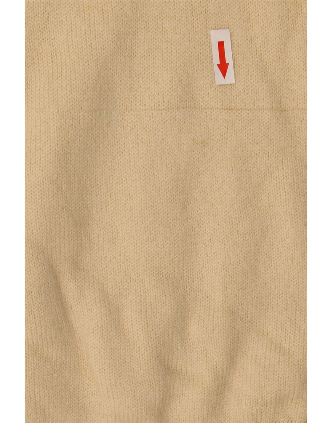 Maglione corto da donna Gran Sasso con collo alto UK 10 piccolo Beige
