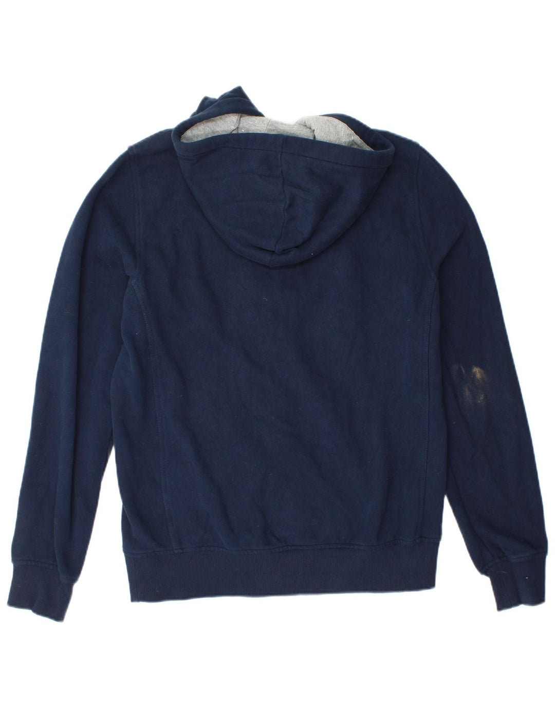 TOMMY HILFIGER Maglione con cappuccio e zip da uomo piccolo in cotone blu navy