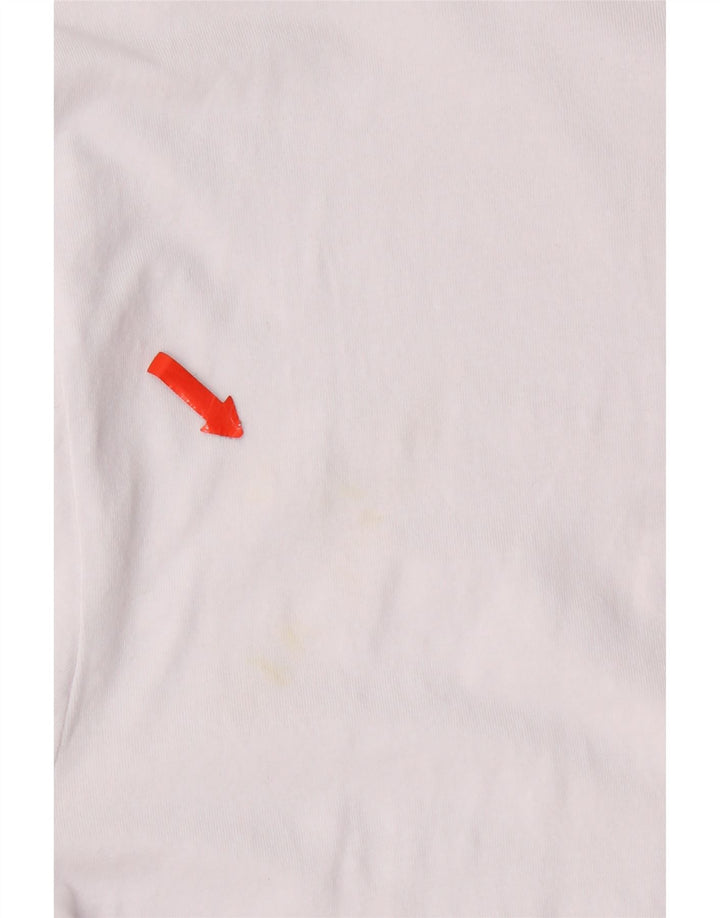 Jack & Jones Top da uomo a maniche lunghe XL in cotone bianco