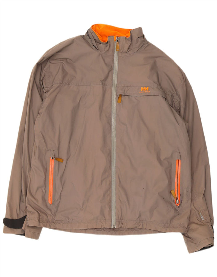 Giacca antipioggia da uomo Helly Hansen UK 40 grande nylon grigio