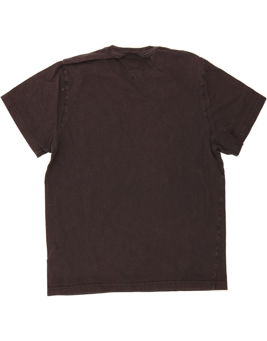 TOMMY HILFIGER Mens Graphic T-Shirt Top Medium Black Cotton Vintage Tommy Hilfiger and Second-Hand Tommy Hilfiger from Messina Hembry 