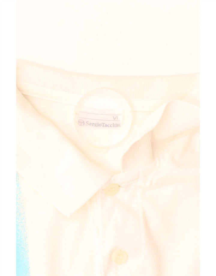 Polo da uomo SERGIO TACCHINI EU 52 Large White Striped