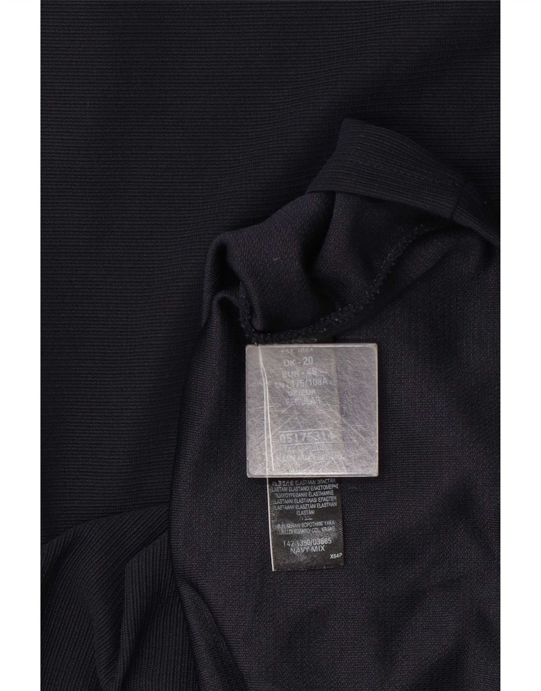 Abito a trapezio da donna Marks & Spencer UK 20 2XL poliestere blu navy