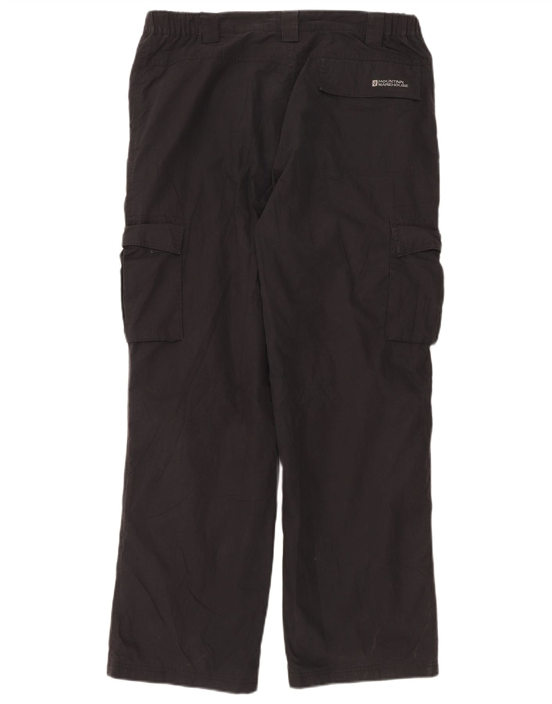 Pantaloni cargo dritti da uomo Mountain Warehouse W34 L30 poliestere nero