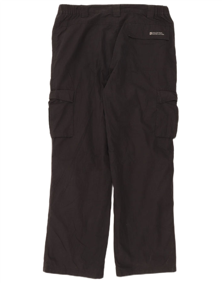 Pantaloni cargo dritti da uomo Mountain Warehouse W34 L30 poliestere nero