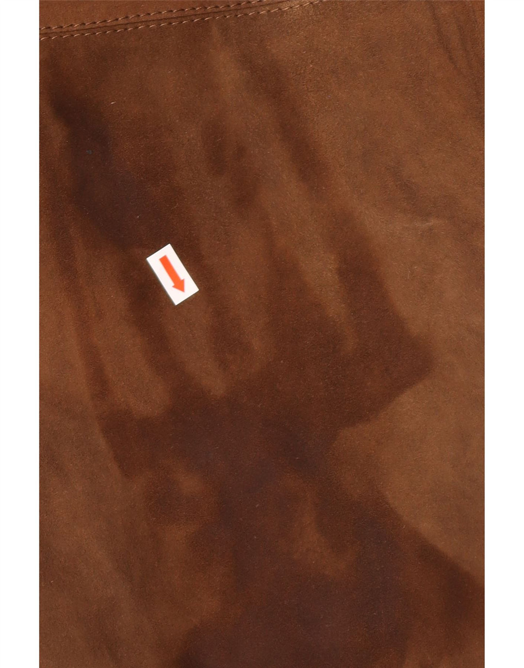 STRONG & FISHER LTD Soprabito vintage in pelle scamosciata da donna UK 18 XL Marrone classico