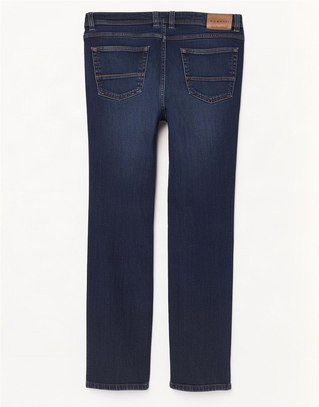 Jeans dritti Bugatti da uomo Nevada W36 L32 cotone blu navy