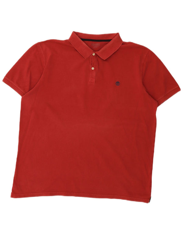 Polo Timberland da uomo slim fit 2XL rossa