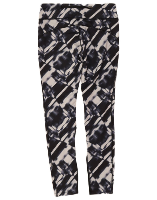 Leggings Nike Dri Fit da donna UK 12 poliestere geometrico blu navy medio