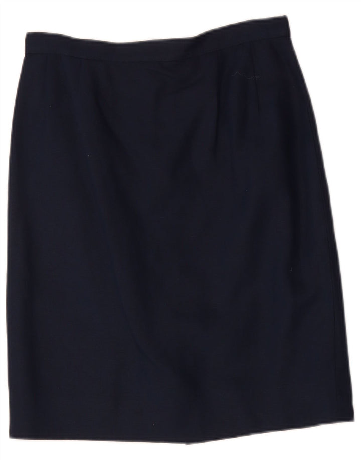 Gonna dritta da donna LUISA SPAGNOLI IT 44 media W28 blu navy