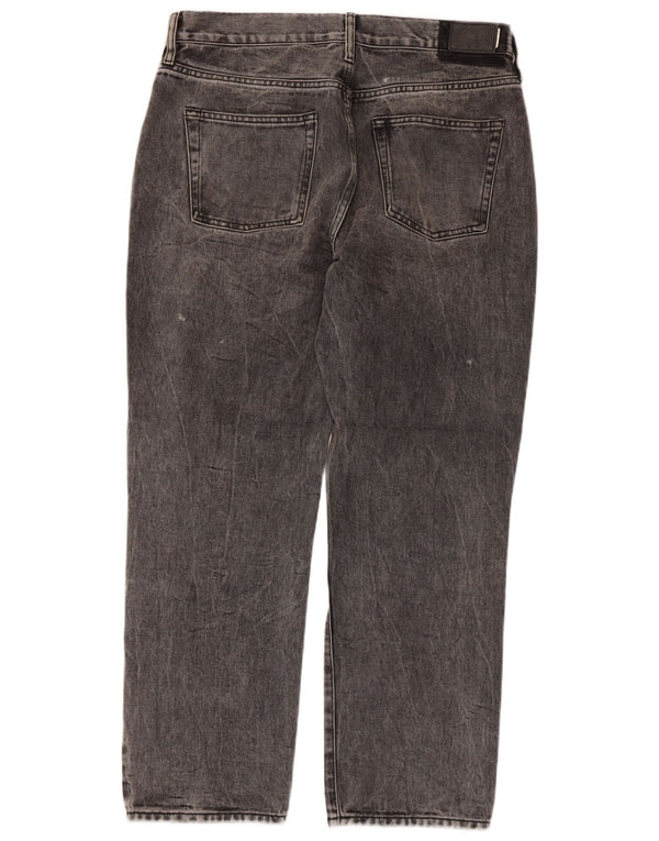 Jeans dritti da uomo Superdry W32 L28 cotone grigio