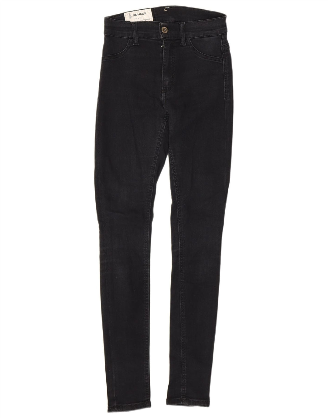 Jeans skinny da donna Dondup W25 L27 cotone grigio
