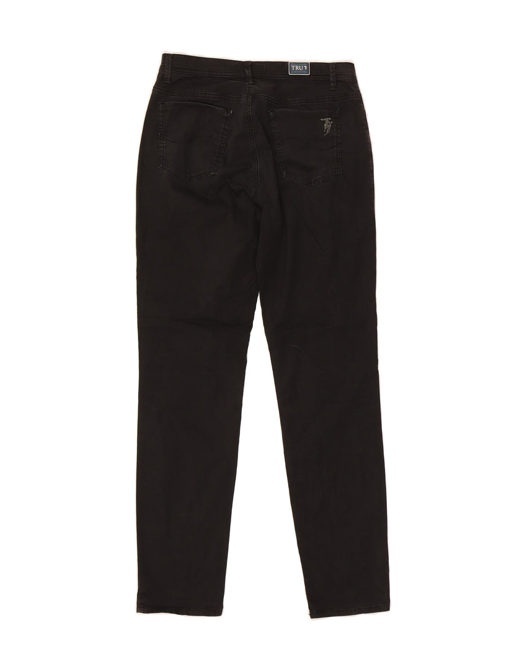 TRUSSARDI Womens Slim Jeans W29 L30 Black Cotton Vintage Trussardi and Second-Hand Trussardi from Messina Hembry 
