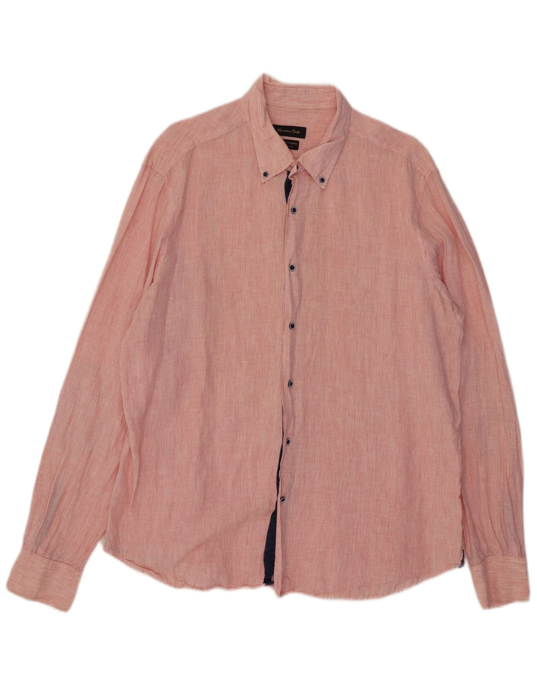 Camicia da uomo Massimo Dutti 2XL Gessato rosa