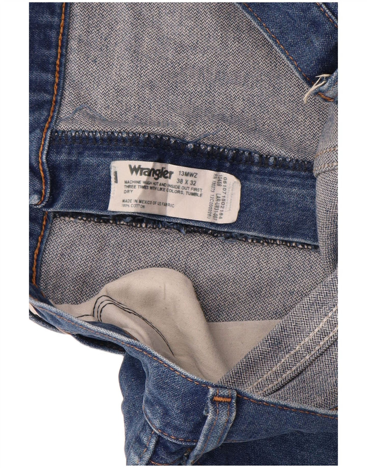 Pantaloncini di jeans da uomo WRANGLER W38 XL cotone blu