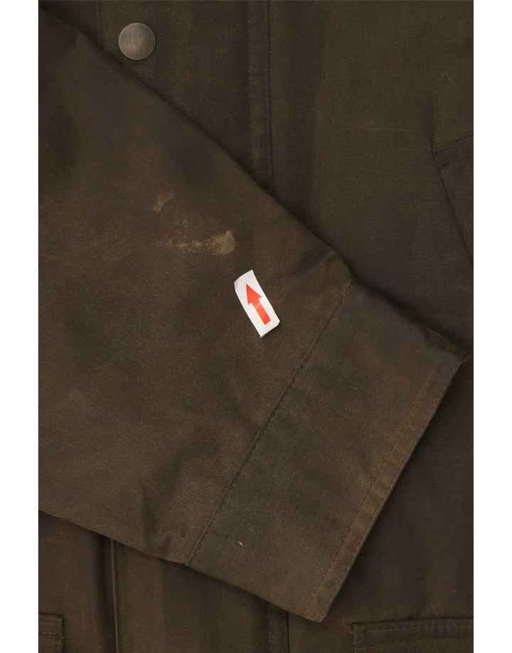 Giacca da uomo in cotone cerato Marks & Spencer UK 38 medio kaki