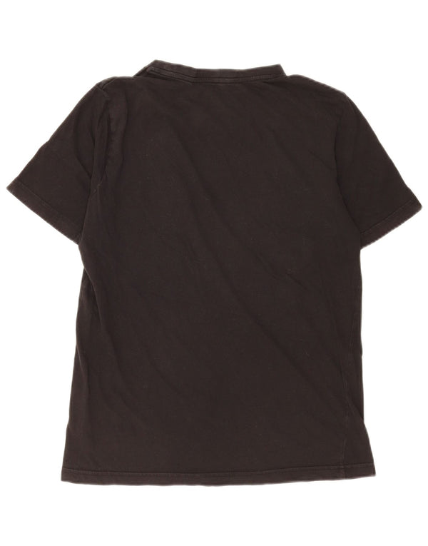 T-shirt grafica da uomo Puma Top Small in cotone nero