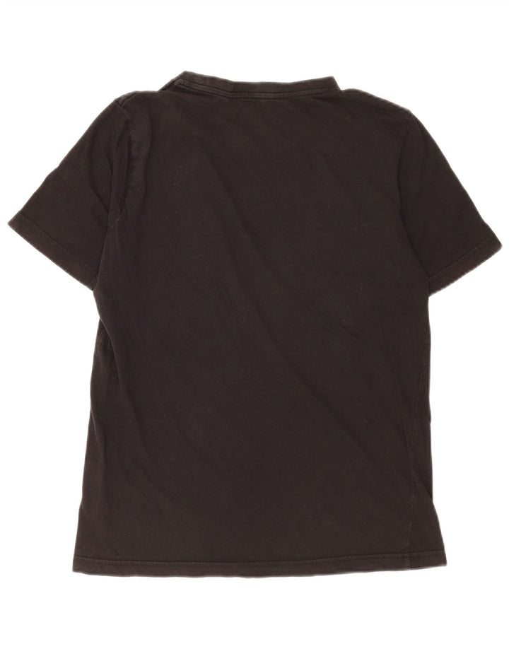 T-shirt grafica da uomo Puma Top Small in cotone nero
