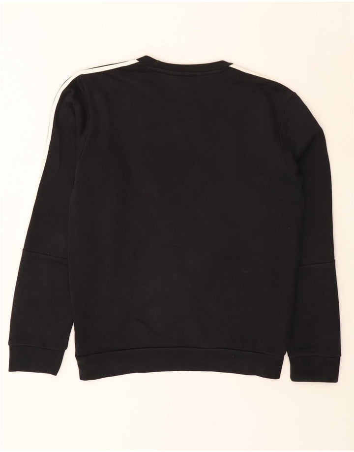 Felpa ADIDAS da uomo maglione piccolo cotone nero