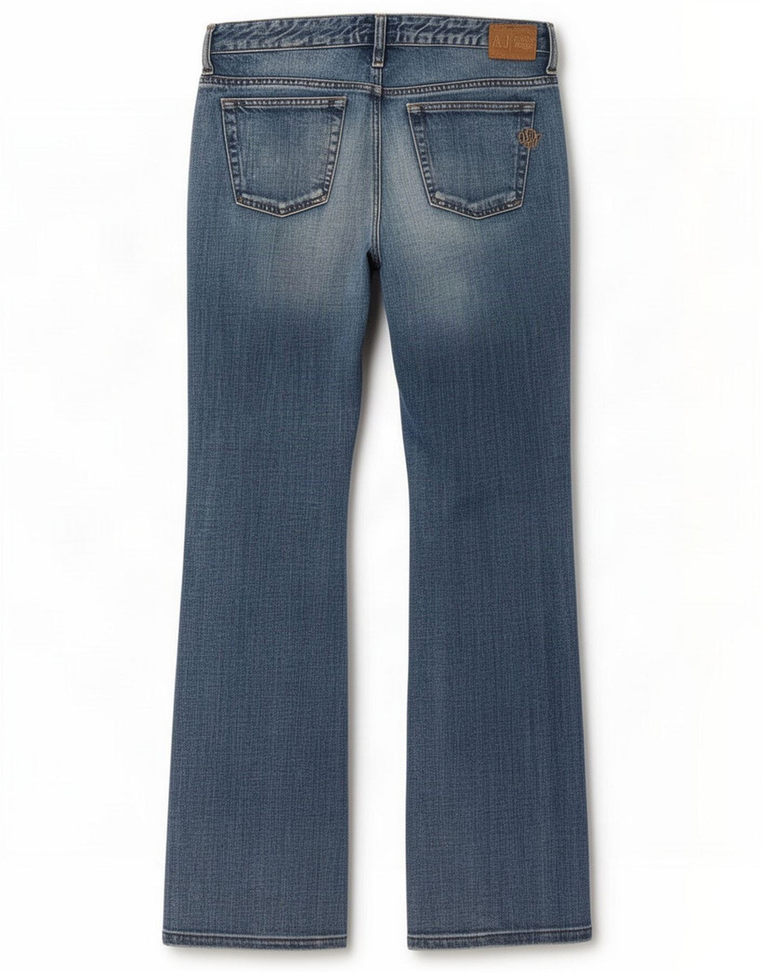 Armani Jeans Bootcut da donna W31 L33 Blu Cotone