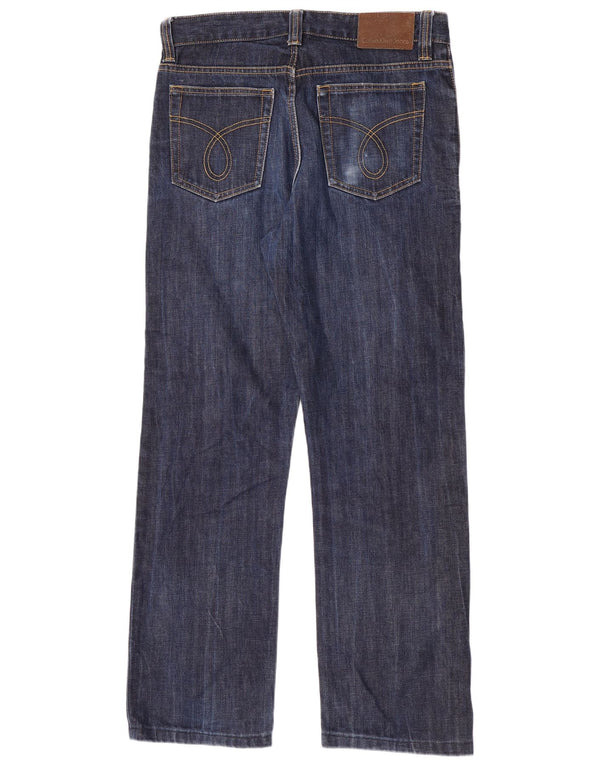 Jeans dritti da donna Calvin Klein W33 L31 Blu navy