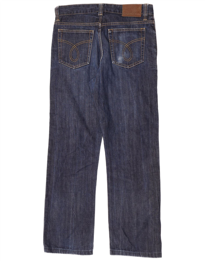 Jeans dritti da donna Calvin Klein W33 L31 Blu navy