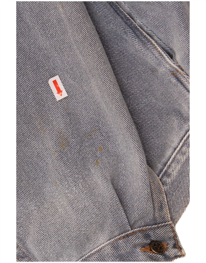 LAURA BIAGIOTTI Giacca in denim da donna UK 16 Large Blu