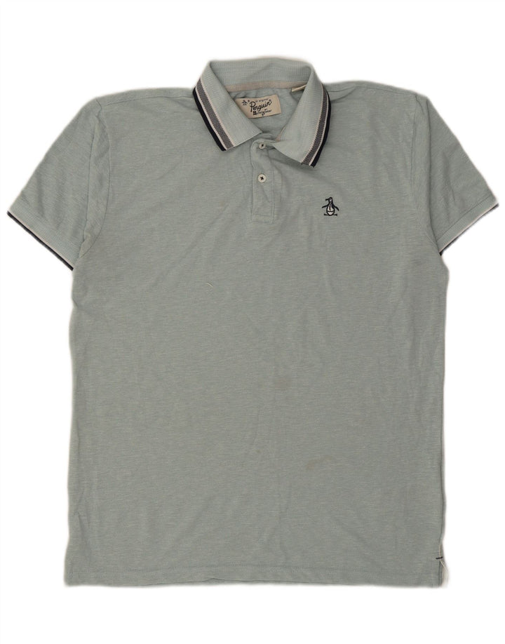 Polo da uomo Penguin XL in cotone blu