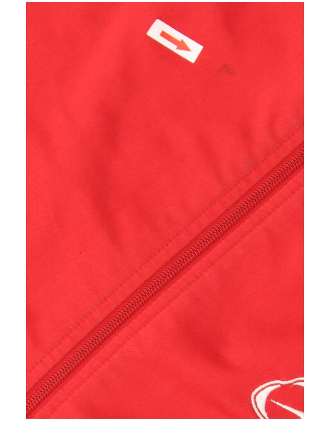 Giacca da tuta da uomo Nike UK 35/37 Small Rosso Colourblock Poliestere