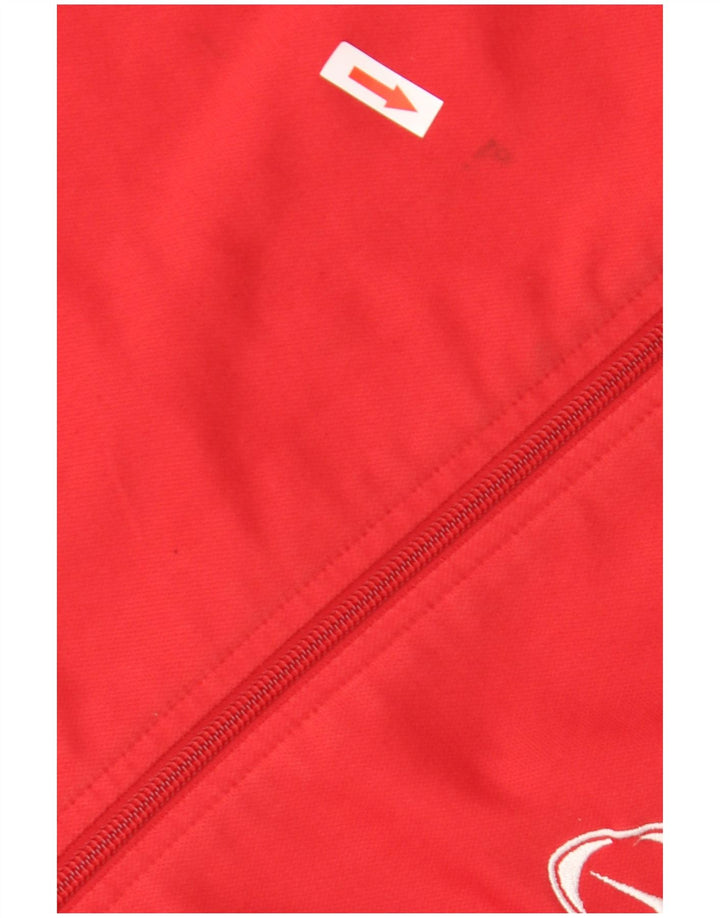 Giacca da tuta da uomo Nike UK 35/37 Small Rosso Colourblock Poliestere