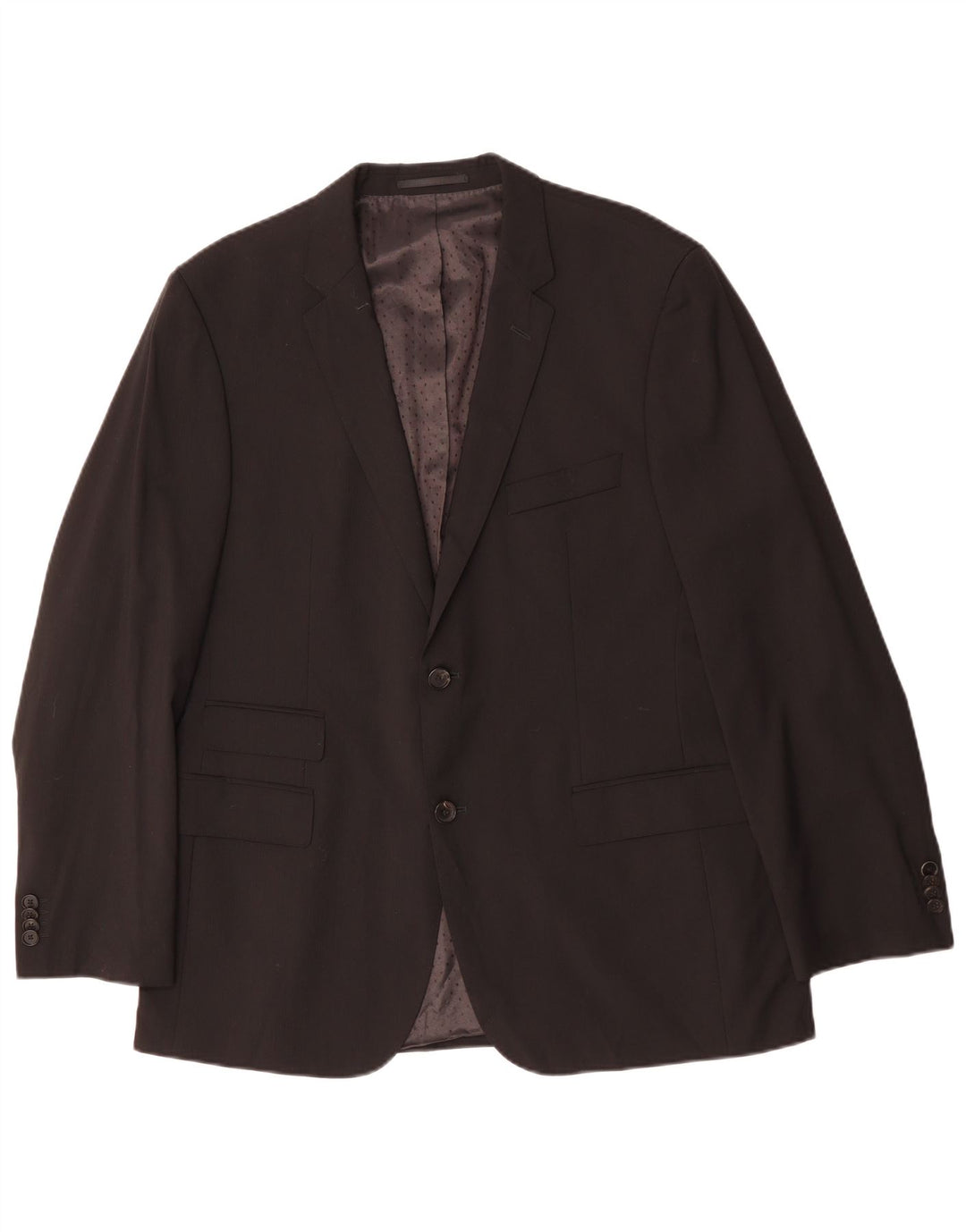 Giacca blazer da uomo a 2 bottoni HUGO BOSS EU 52 XL viscosa nera