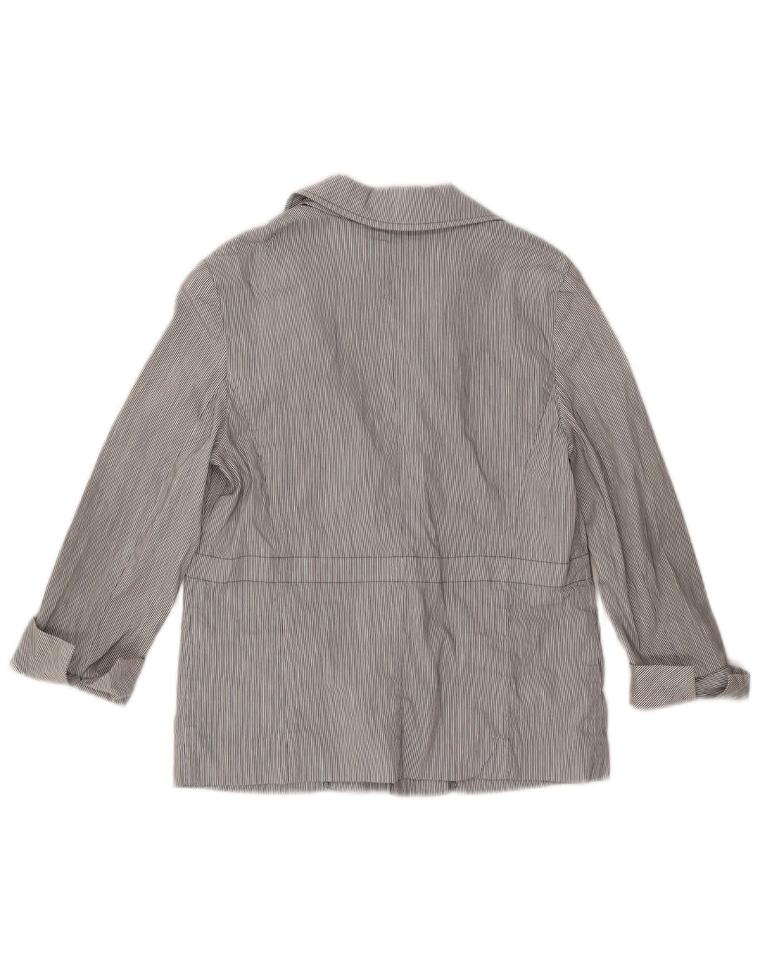 Giacca blazer da donna con maniche a 3/4 Max & Co. UK 8 piccolo gessato blu