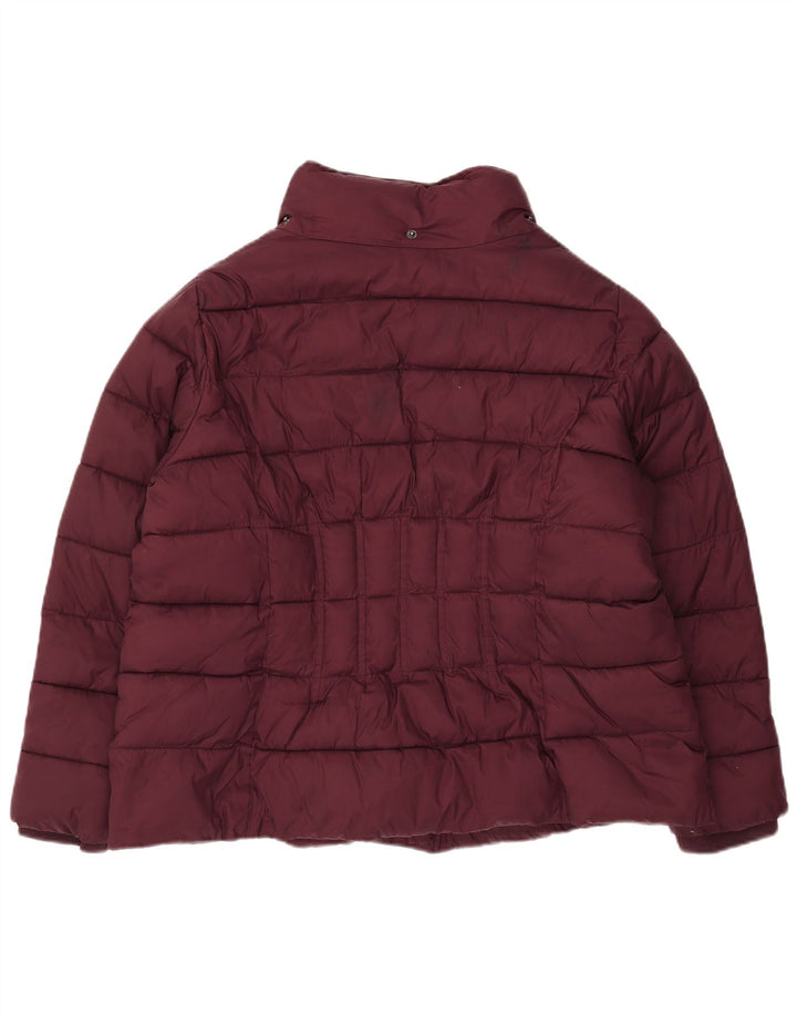 Giacca imbottita da donna Monsoon UK 18 XL Nylon bordeaux