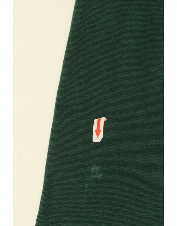 Maglione da uomo con scollo a V blu Harbour Marks & Spencer in cotone verde medio