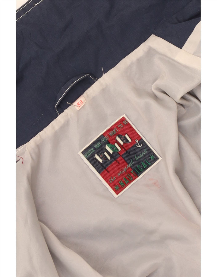 Giubbotto bomber vintage da uomo IT 50 color block medio multicolore