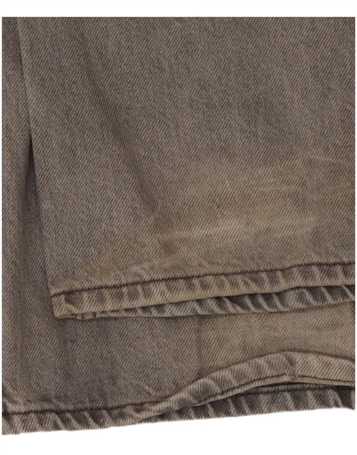 Jeans Zara da donna a gamba larga EU 38 medio W28 L33 cotone grigio