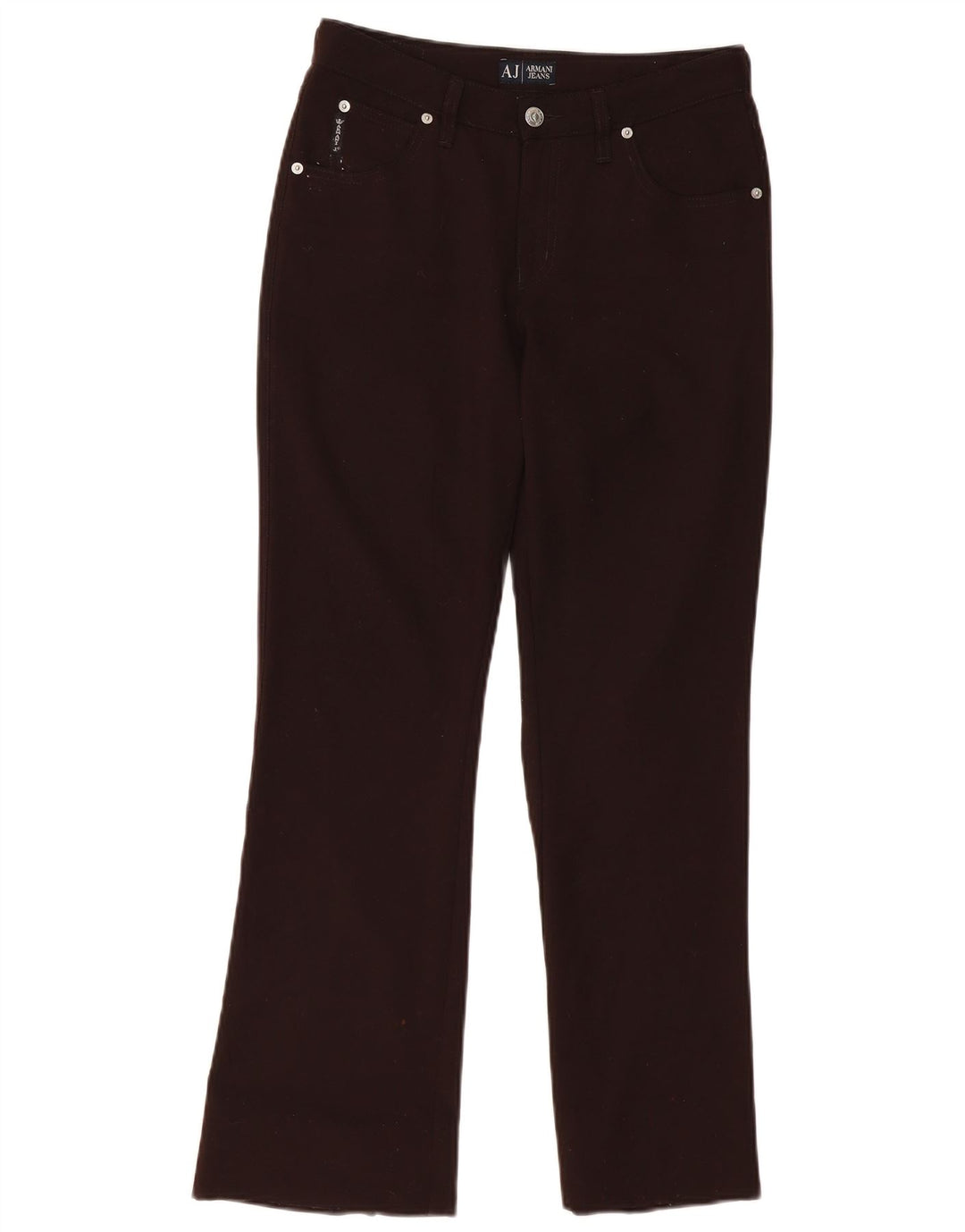 Pantaloni casual bootcut da donna ARMANI W28 L28 Marrone