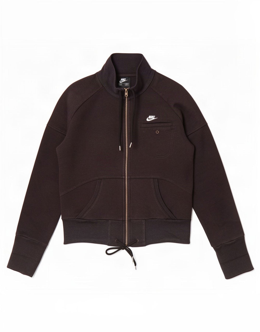 Giacca da tuta da donna Nike UK 8/10 piccola cotone nero