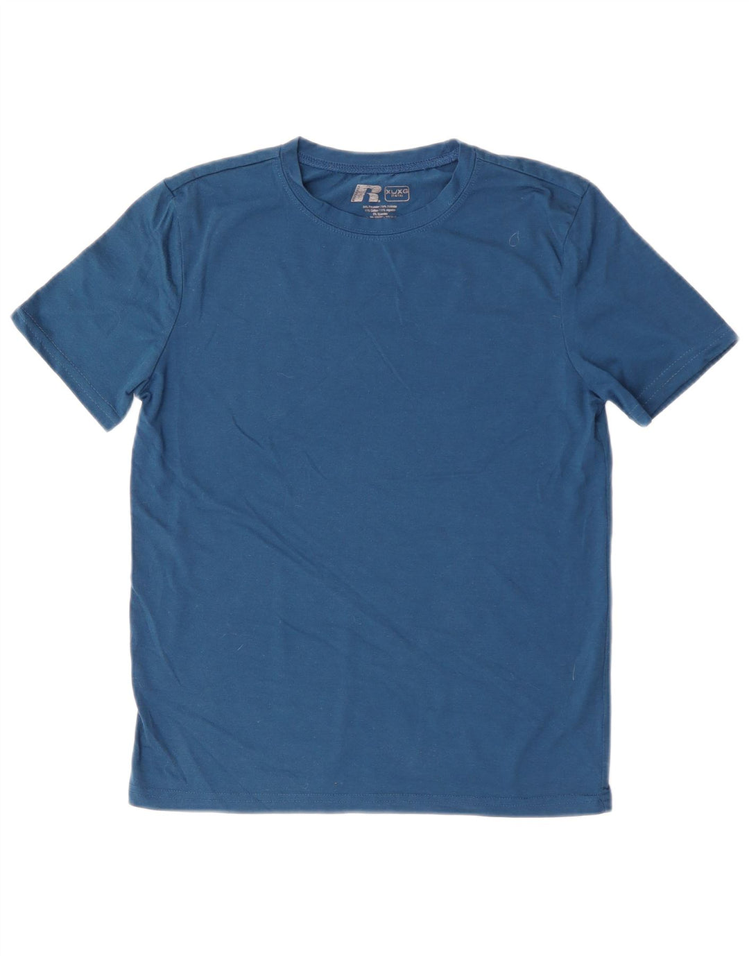 T-shirt da ragazzo Russell Athletic Top 14-15 anni XL poliestere blu