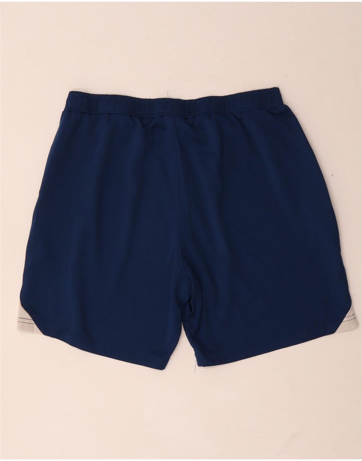 UMBRO Pantaloncini sportivi da uomo medio blu navy in poliestere color block