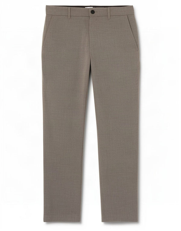 Pantaloni chino affusolati da donna Zara grandi W32 L28 poliestere grigio