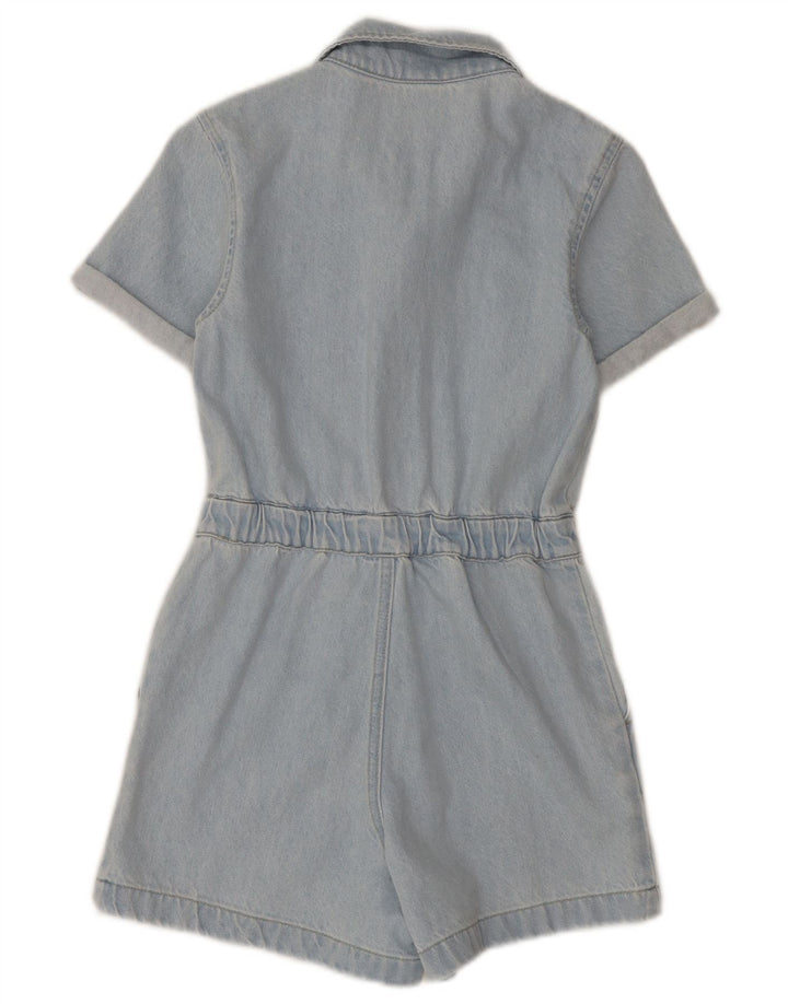 Tutina corta in denim per ragazze Gap 9-10 anni, cotone blu grande