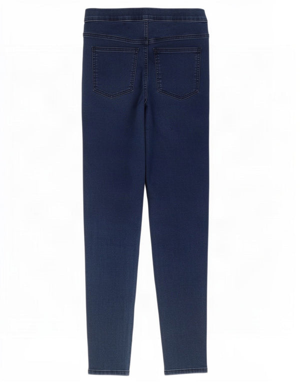 Jeans Jeggings da donna Marks & Spencer UK 10 piccoli W28 L28 cotone blu