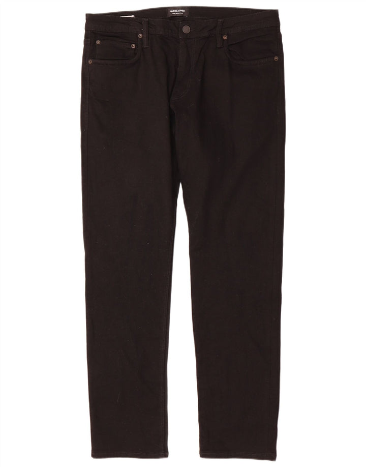Jeans slim da uomo Jack & Jones W36 L32 cotone nero