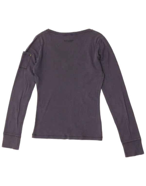 Maglia a maniche lunghe da donna Marlboro Classics UK 18 XL Blu navy