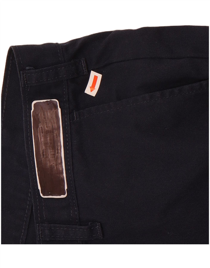 Pantaloni cargo dritti da uomo Dickies W40 L30 poliestere blu navy
