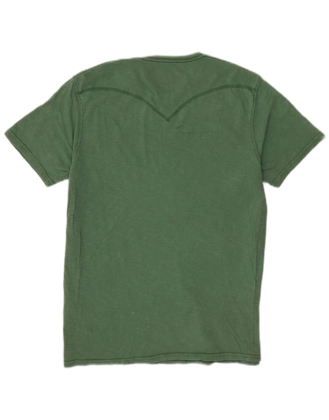 T-shirt da uomo Levi's Top in cotone screziato verde medio