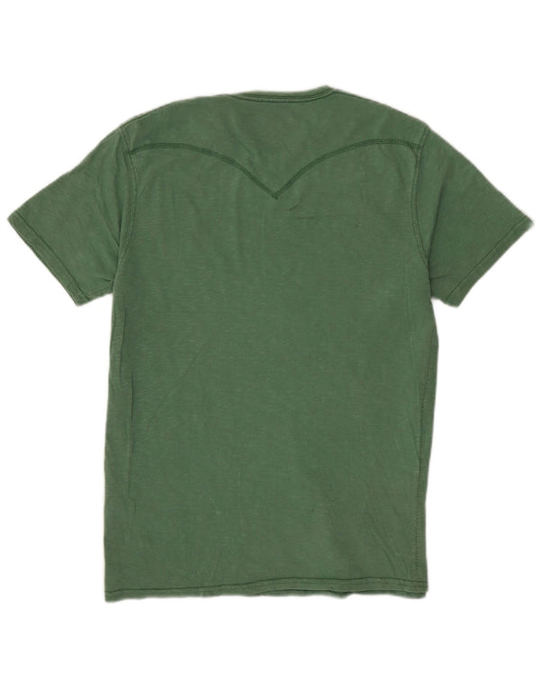 T-shirt da uomo Levi's Top in cotone screziato verde medio